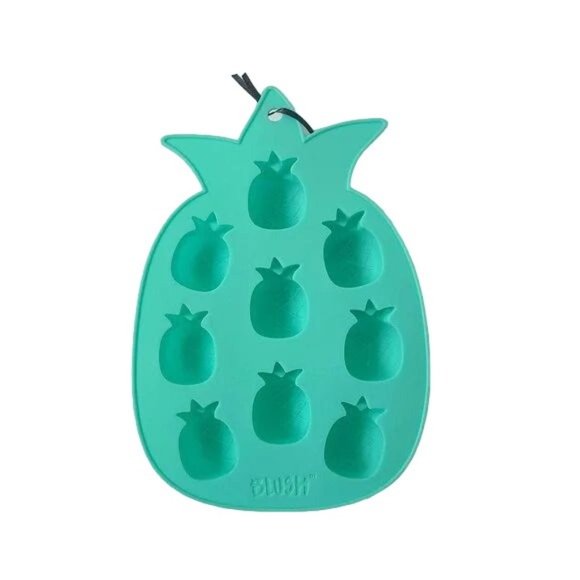 Blush Other - Blush Pineapple Shaped Ice Mold Candy Mold Jello Jiggler Jello Shots Teal
